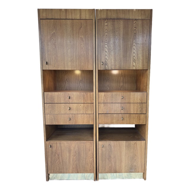 Mid 20th Century Matching Set of Founders Wall Display Cases For Sale