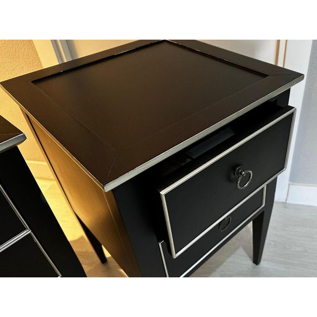 20th Century Italian Bedside Tables, Set of 2 For Sale - Image 3 of 9