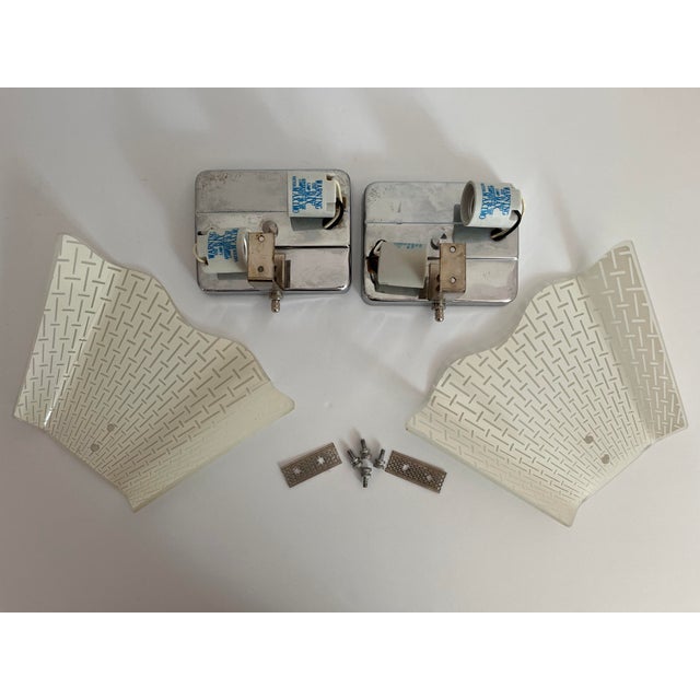 Modern Wavy Wall Lights - a Pair For Sale - Image 9 of 10