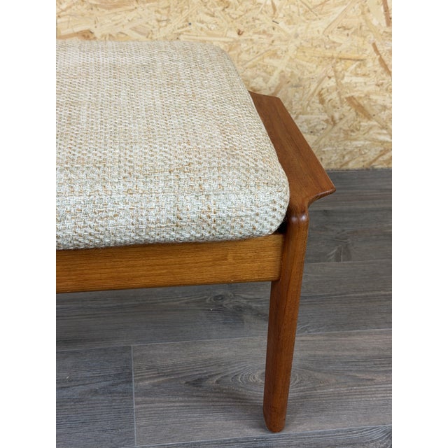 Teak Ottoman by Arne Wahl Iversen for Komfort, Denmark, 1920s For Sale - Image 6 of 16