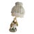 Large Figural Italian Ceramic Lamp Signed D Polo Uiato For Sale