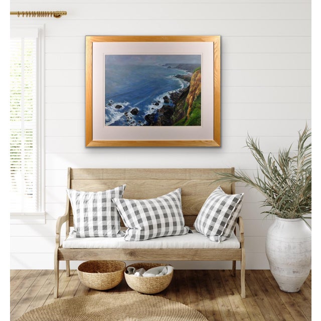 Robert Jones, The North Cliffs of Cornwall, Oil Painting, 1995, Framed For Sale - Image 13 of 18