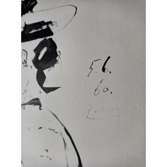 Pablo Picasso, Picador and Girl Lithograph on fabriano paper protected by its original japanese velum paper, signed and...