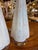 Murano Vintage Murano Style Glass Fluted Scalloped Table Lamps Metallic Veins Newly Wired - a Pair For Sale - Image 4 of 12
