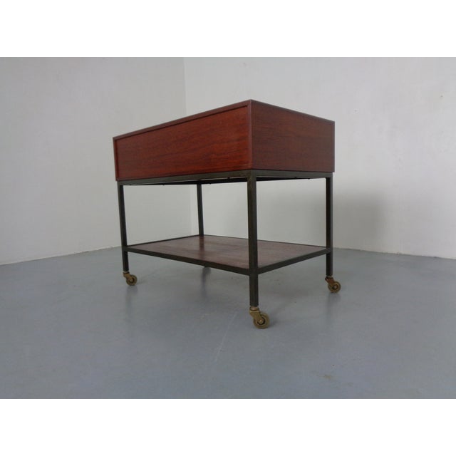 Rollable Chest with Drawer by Herbert Hirche for Christian Holzäpfel, Germany, 1950s For Sale - Image 12 of 17
