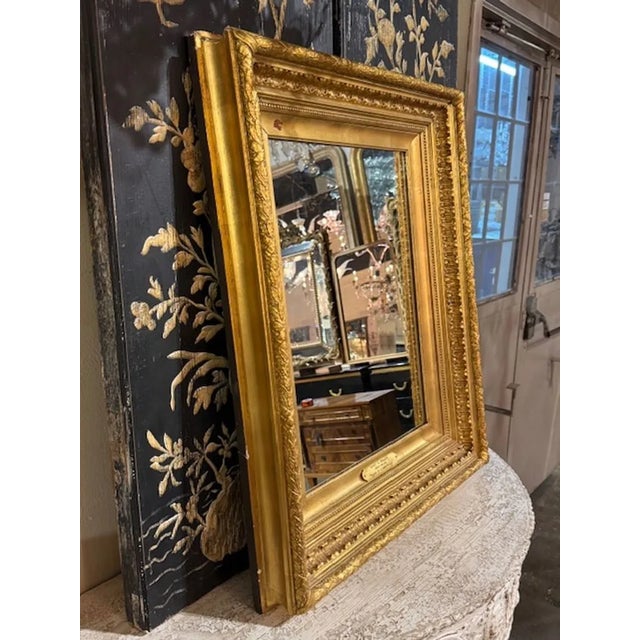 Traditional 19th Century English Giltwood Mirror For Sale - Image 3 of 5