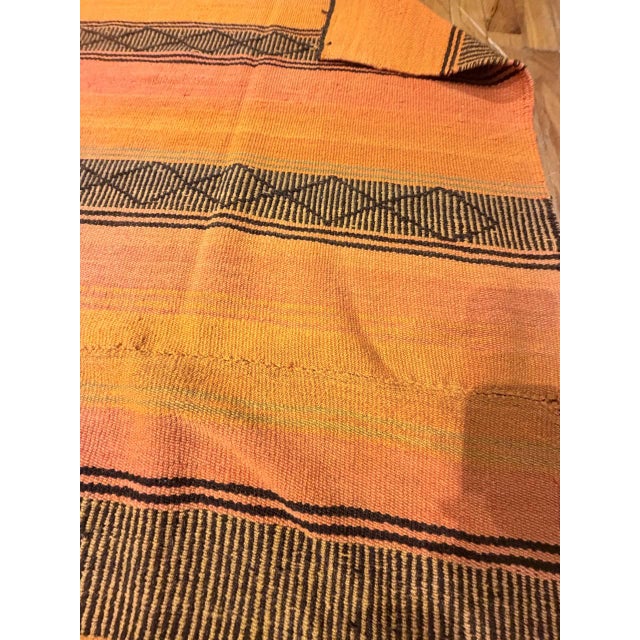 Burnt Orange Pasargad DC Fine Antique Turkish Kilim For Sale - Image 8 of 16