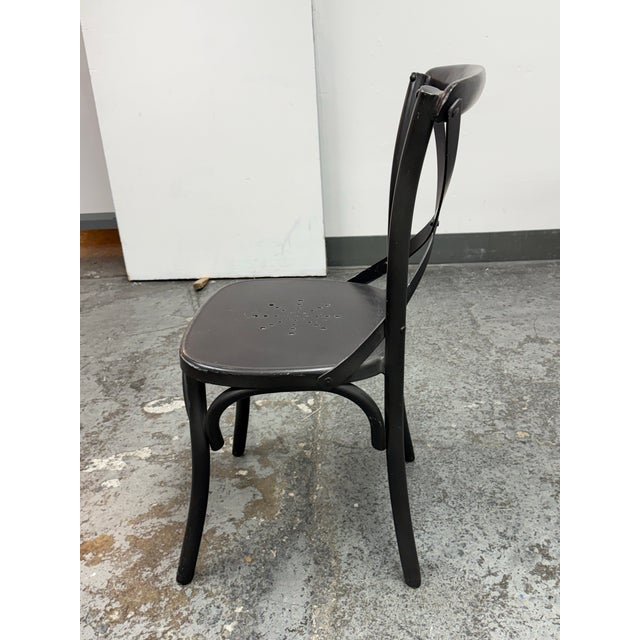 Restoration Hardware Restoration Hardware Metal Madeleine Side Chair For Sale - Image 4 of 12