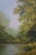 Late 20th Century Griselda Gil De La Torre Impressionist Forest River Landscape Oil Painting 34" For Sale - Image 12 of 12