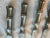 Silver 1980s Supreme Stainless Steel Dinner Knives in Bamboo Pattern - Set of 8 For Sale - Image 8 of 9