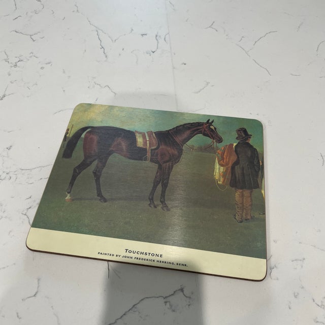 Late 20th Century Lady Clare Racing Horses Placemats - Set of 6 For Sale In Naples, FL - Image 6 of 9