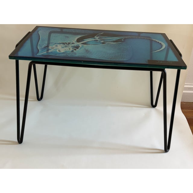 Xraydio 1 Razza Side Table in Glass and Black Raw Steel by Moroso for Diesel, 2010s For Sale - Image 3 of 8