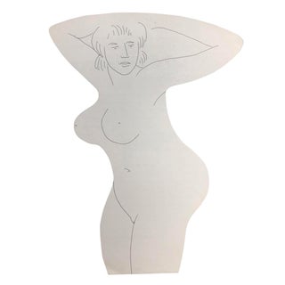 1991 Nude Woman on a Cut Out by James Bone For Sale