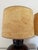 Mid 20th Century Mid 20th Century Brown Ceramic Table Lamps With Vintage Cork Shades, a Pair For Sale - Image 5 of 8