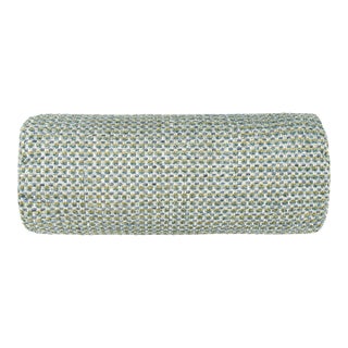 The House Of Scalamandré Heatherton Bolster Pillow In Creek For Sale