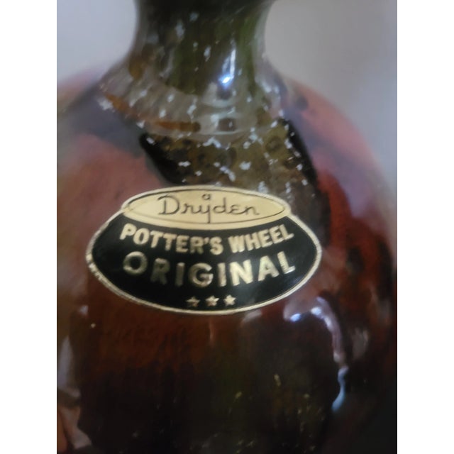 Brown Vintage Original Dryden Vase For Sale - Image 8 of 10