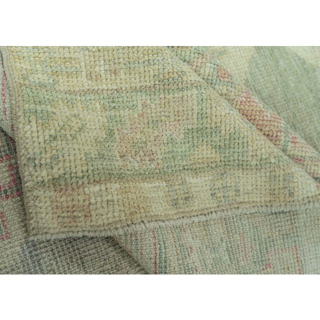 Turkish Oushak Rug 2'11" x 4'10" #19468 For Sale In Houston - Image 6 of 8