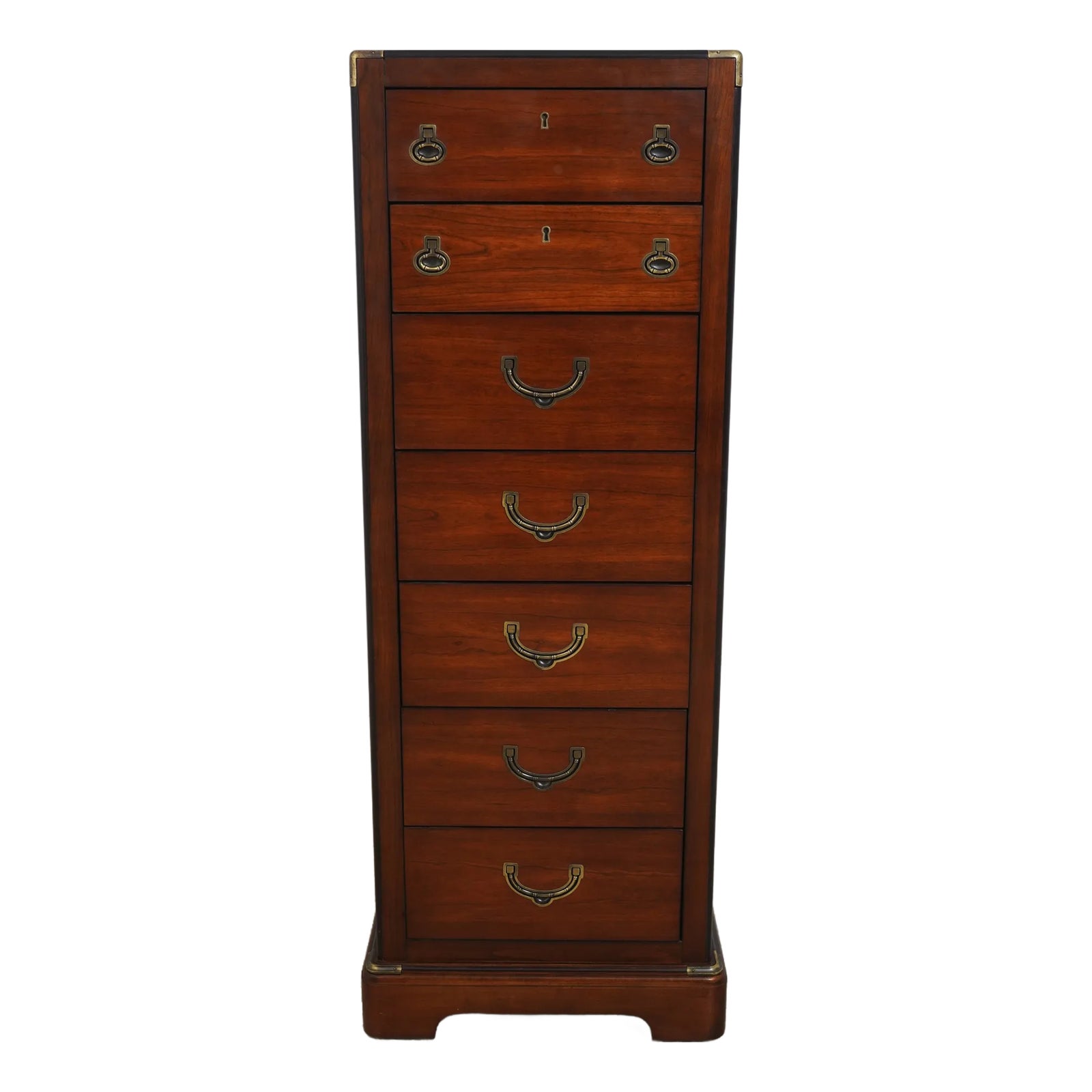 National Mt Airy Cherry Campaign Lingerie Chest | Chairish