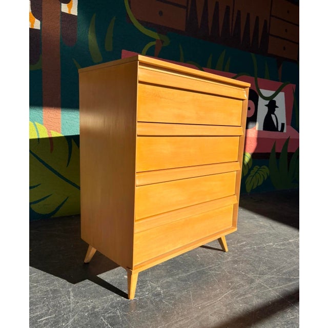 Mid 20th Century Mid Century Baumritter Birchcraft Dresser Set For Sale - Image 5 of 13