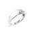 Contemporary Men's .925 Sterling Silver 1/6 Cttw 3 Stone Diamond Band Ring (H-I Color, I1-I2 Clarity) - Ring - Size 9 For Sale - Image 3 of 6