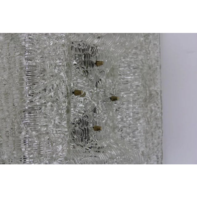 4 sockets E 27, solid dispersion glass I have official proof of authenticity such as vintage catalogs, designer records,...