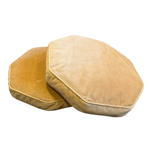Pair of Mohair Poufs