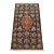 Qom Rug 2’7” X 4’9” Blue Wool Vintage Traditional Hand-Knotted Carpet For Sale