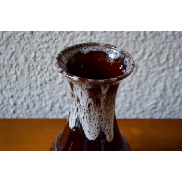 Brutalist Flowing Vase from Jasba, 1960s For Sale - Image 4 of 7