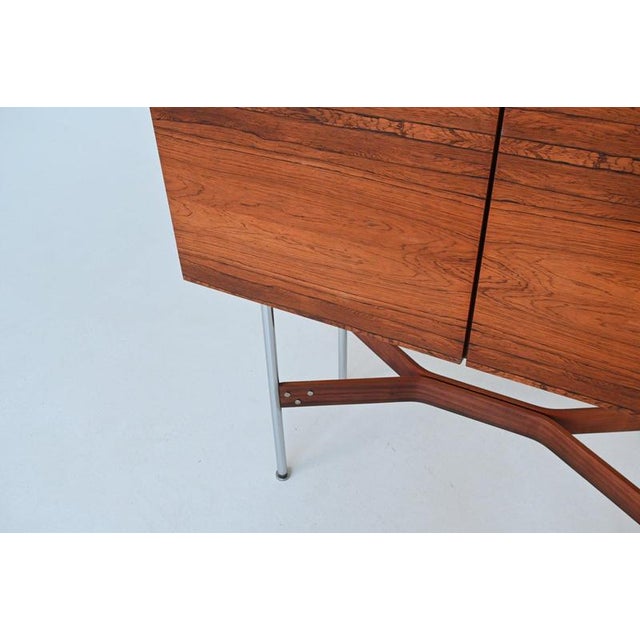 Rosewood Bar Cabinet by Rudolf Bernd Glatzel for Fristho Franeker, Netherlands, 1956 For Sale - Image 9 of 18