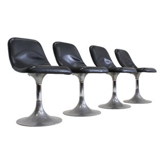Vintage Dining Chairs, 1970s, Set of 4 For Sale