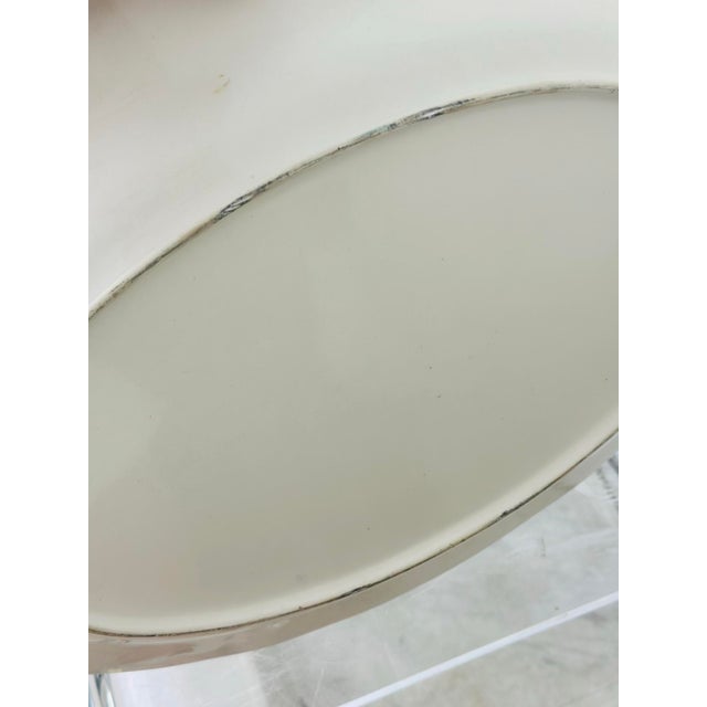 Large Antique Chinoiserie Ceramic Platter For Sale In Charleston - Image 6 of 6