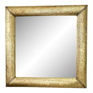 Moroccan Brass Metal Arabesque Mirror