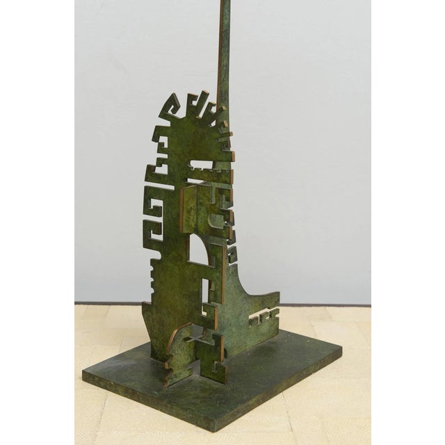Modern Arnaldo Ugarte "Tehuascan" Bronze Sculpture For Sale - Image 3 of 11