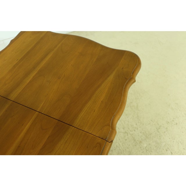 Brown Cherry French Style Drop Leaf Server Cart For Sale - Image 8 of 12