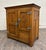 This is an antique early 1900s American oak and metal ice box chest cabinet in an unusually large size. These were the...