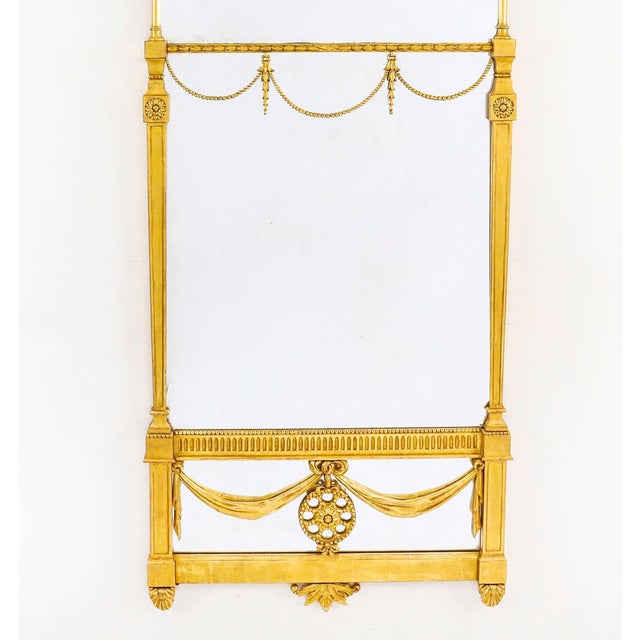 Antique George III Adam Revival Giltwood Mirrors, Set of 2 For Sale - Image 6 of 12