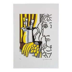 After Roy Lichtenstein, "Still Life With Picasso" 1990s, Silk-Screen