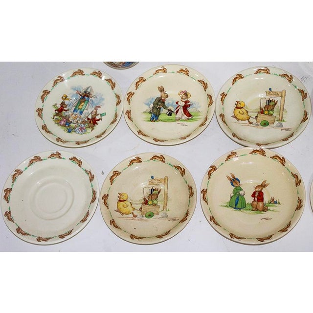 Ceramic Royal Doulton Bunnykins Collection - 30 Cups & Saucers For Sale - Image 7 of 12
