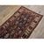 Navy Blue Antique Caucasian Blue Tribal Paisley Wool Hallway Runner Kazak Rug For Sale - Image 8 of 9