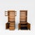 1990s Pair of Cottage Style Oak Hutch Cabinets With Glass Doors For Sale - Image 16 of 18
