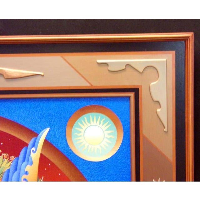 Anton Arkhipov "Amour" Hand Signed Original Painting Custom Framed by Artist For Sale - Image 4 of 6