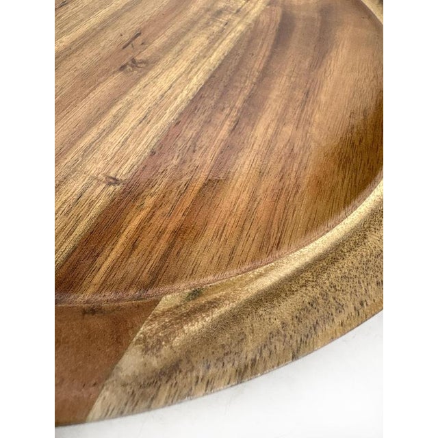 Wooden and Glass Pastry Tray by Zara Home, Set of 2 For Sale - Image 15 of 17
