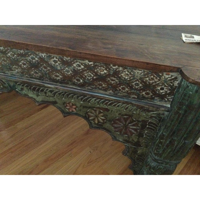 Beautiful beautiful console table could be used for any room in the house beautifully intricate designs With 2 little...
