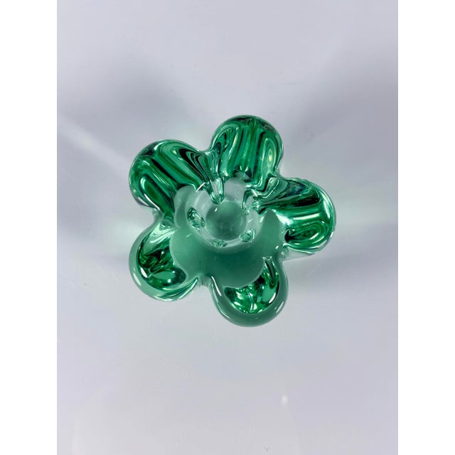 Crystal Flower Candleholder from Daum For Sale - Image 6 of 7