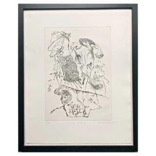 Bernard Schultze, aus dem Versteck, Etching, Framed For Sale