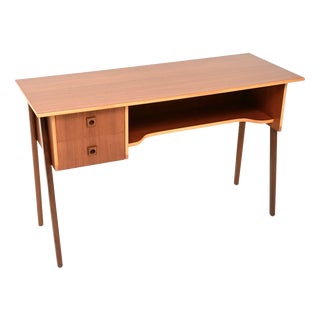 Danish Teak Free-Standing Desk, 1960s For Sale