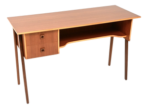 Danish Teak Free-Standing Desk, 1960s