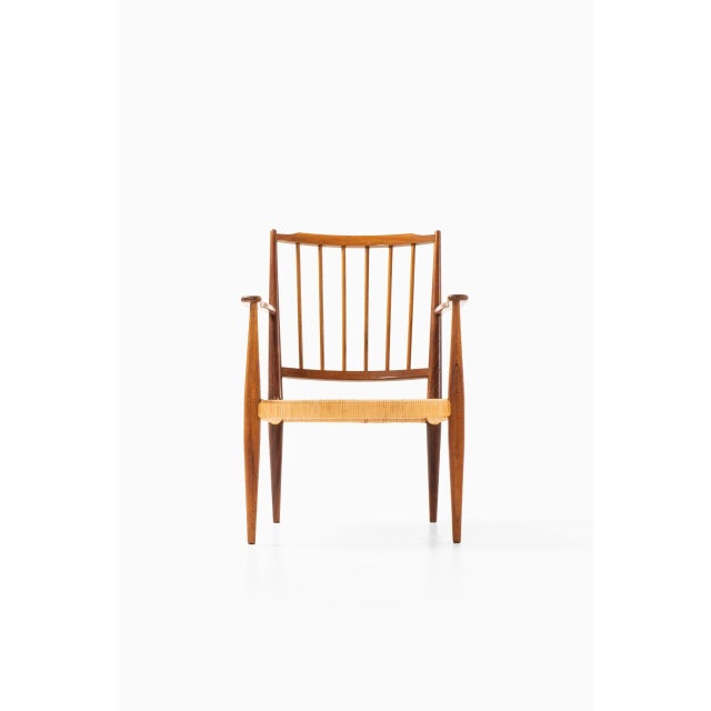 Very rare easy chair model 508 designed by Josef Frank. Produced by Svenskt Tenn in Sweden. This piece is attributed to...
