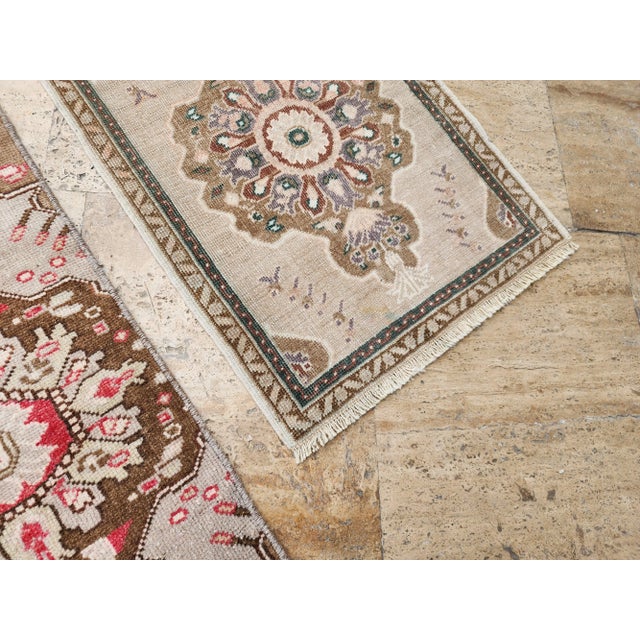 1970s Vintage Petite Turkish Rug - a Pair For Sale - Image 9 of 10