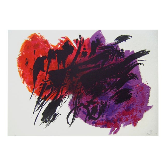 Alfred Manessier, Easter Suite, The Tortures, 1978, Lithograph For Sale